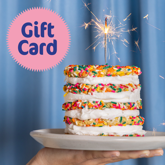 Gift card with a birthday cookie tower