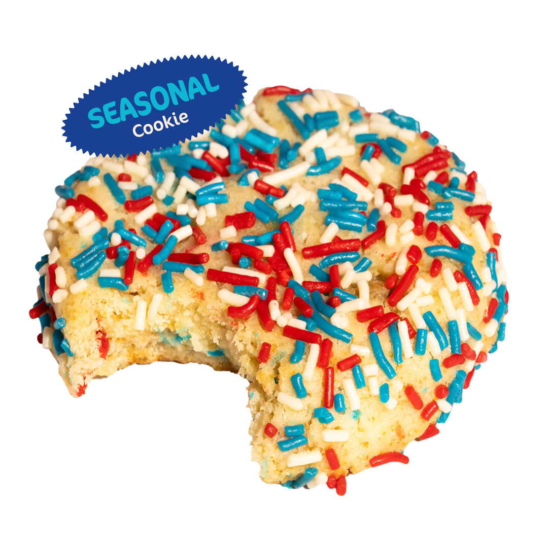 Confetti red/white/blue x6