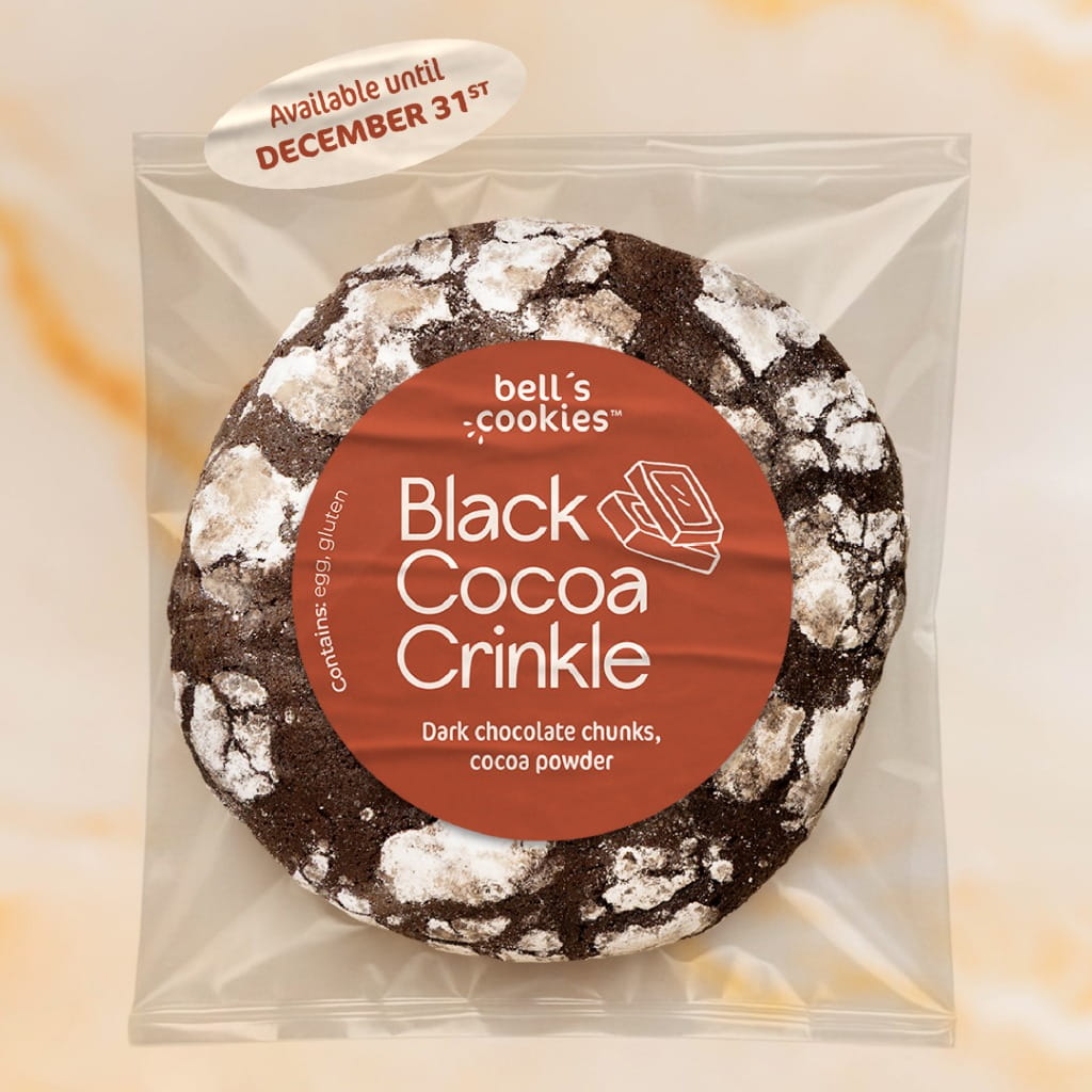 Black cocoa crinkle x6