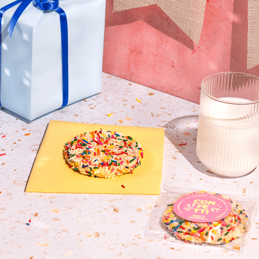 Confetti photo in context Bell' s Cookies