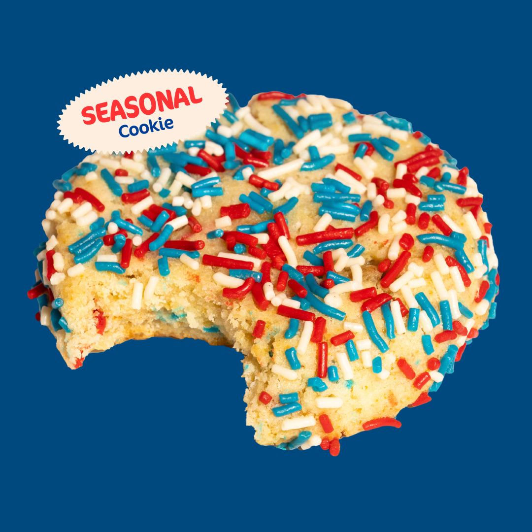 Confetti red/white/blue x6
