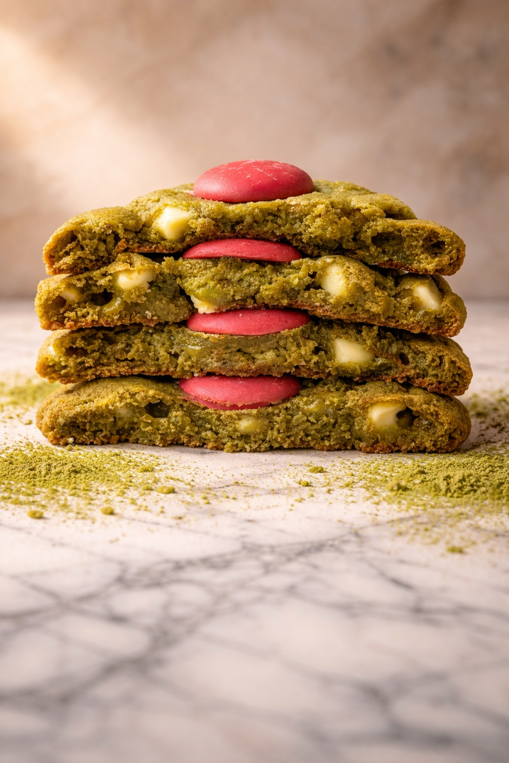 Matcha, white chocolate, strawberry chocolate, lemon X6