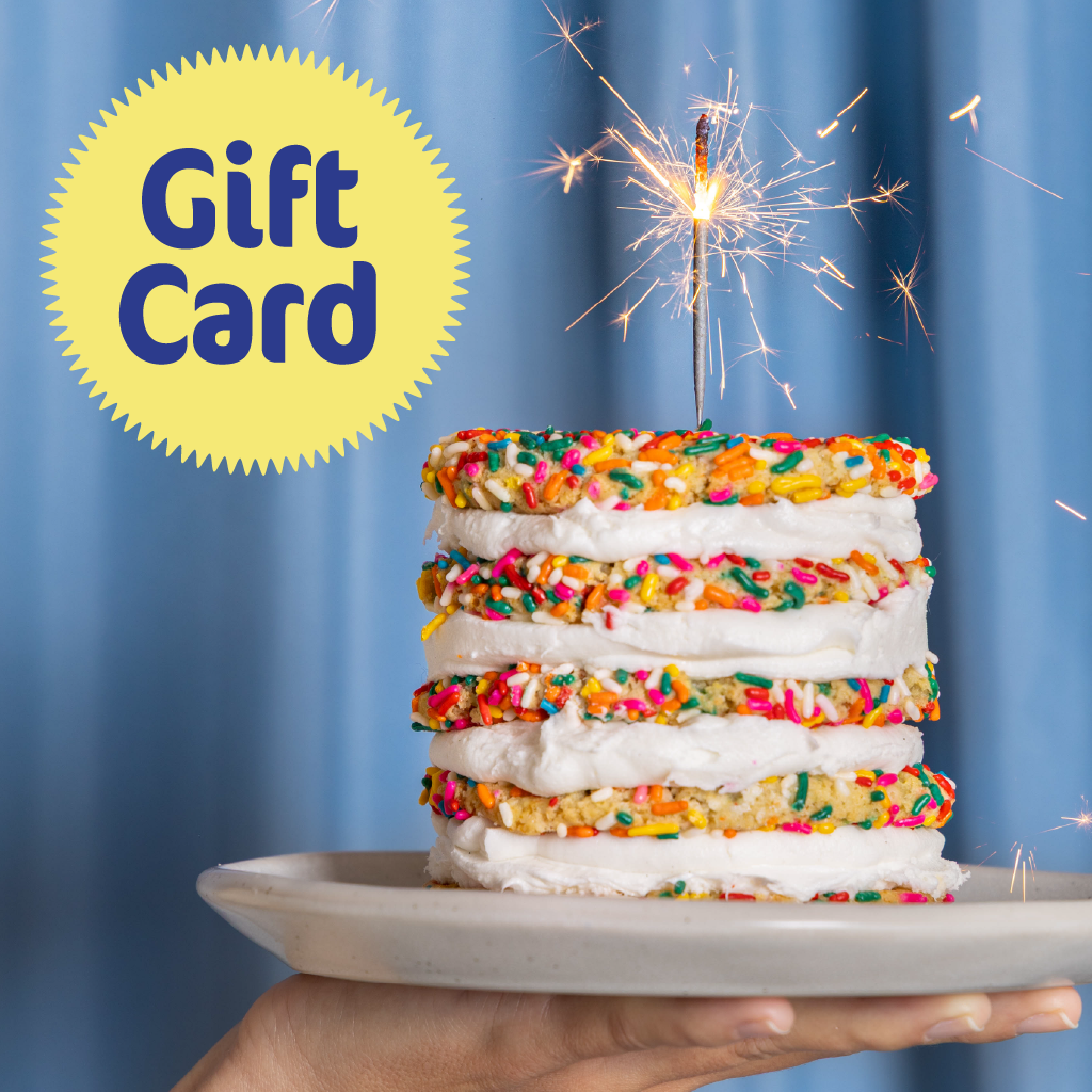 Gift card with a birthday cookie tower