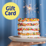 Gift card with a birthday cookie tower