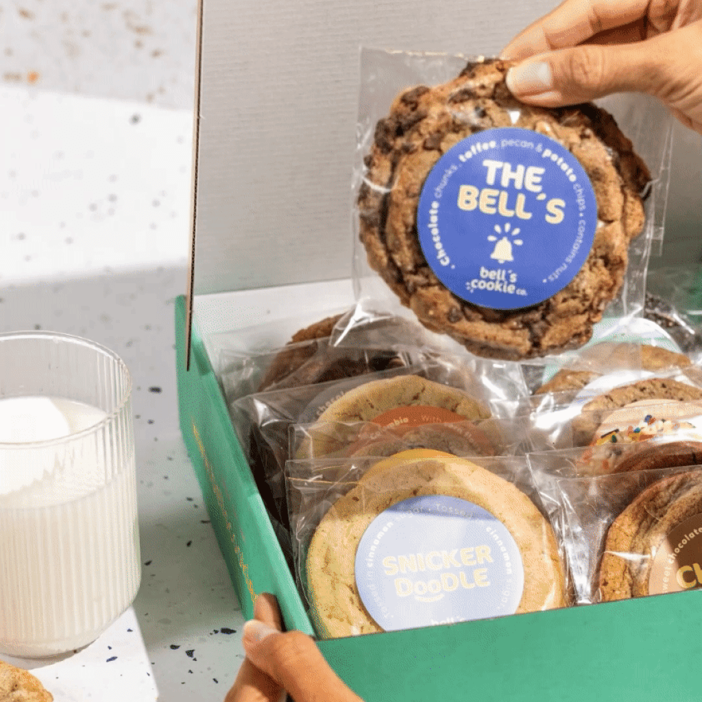Pecans and toffee box of 12 cookies
