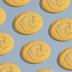 Snickerdoodle cookies being eaten