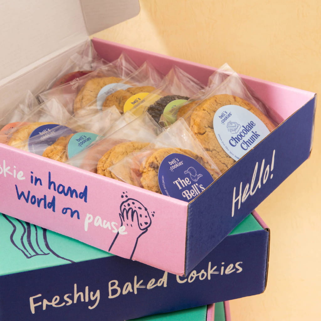 Chocoholic's dream bundle with pile of cookies